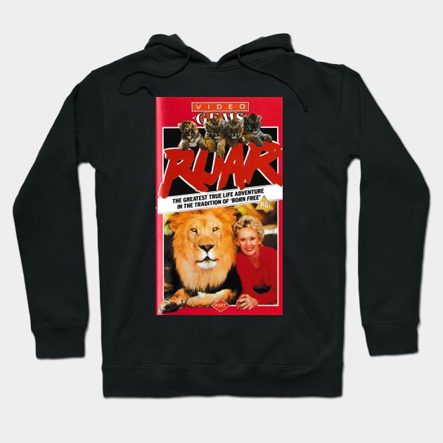 roar Hoodie by VHS Retro T-Shirts